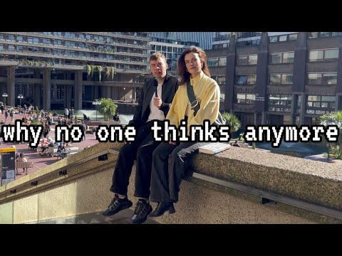 why no one thinks anymore: how to become a person