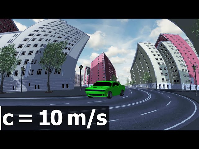 What If Light Was Really Slow?